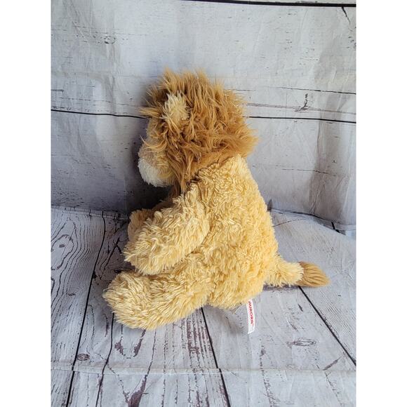 Aurora Tubbie Wubbies Lion Plush Stuffed Animal Tan Brown Soft Nose Sitting 10in - Picture 7 of 8